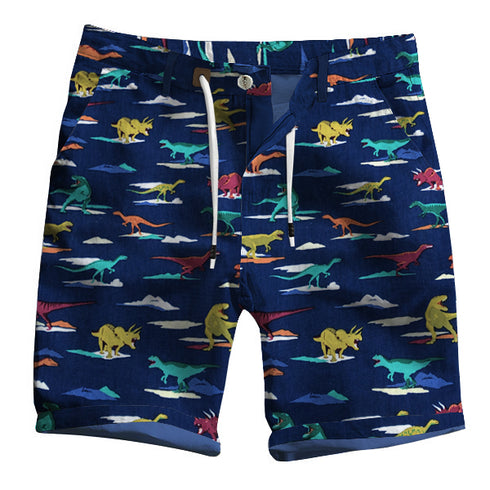 Casual Shorts – Dino Print