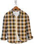 Casual Shirt- Cotton Camel Black Check
