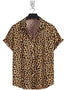Short Sleeve-Brown Cheetah