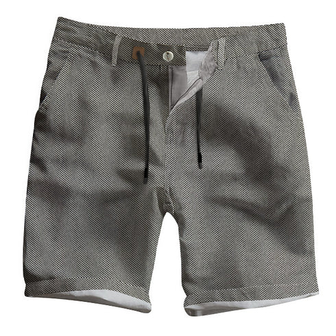 Casual Shorts – Self Texture Print