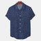 Short Sleeve-Linen Grey Confetti