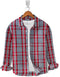Casual Shirt- Grey Red Line Check