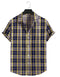 Short Sleeve-Blue Grey Check