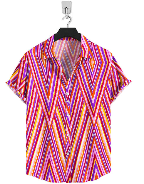 Short Sleeve-ZigZag RoseGum