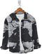Casual Shirt- Black Map Print