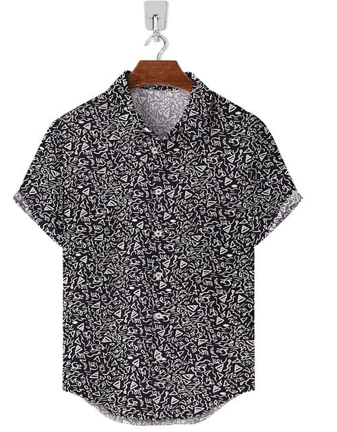 Half Sleeve- Linen Black Skin Drawing