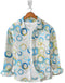 Casual Shirt- Green Circle Print