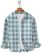 Casual Shirt-Creamy Olive Check