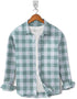 Casual Shirt-Creamy Olive Check