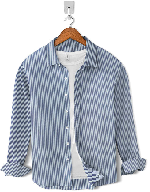 Casual Shirt- Grey Narrow Lining