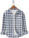 Casual Shirt-Matt Silver Check
