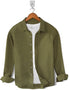 Casual Shirt- Cotton Olive Green