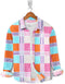 Casual Shirt- Linen Multi Color Check