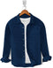Casual Shirt-Navy Horizontal Stripe