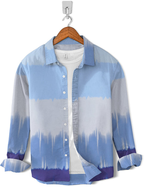 Casual Shirt- Ocean Print