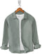 Casual Shirt-Olive Green Chambray