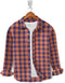 Casual Shirt- Navy & Orange Check