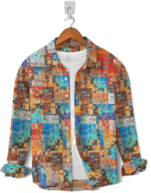 Casual Shirt-Multi Prism Print
