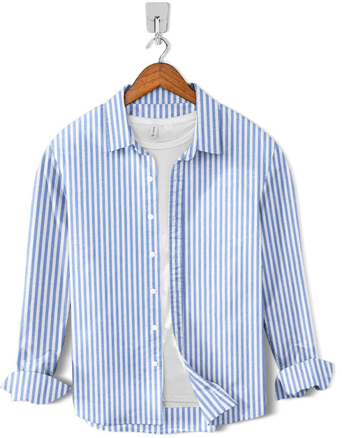 Casual Shirt- Sky Mist Lining