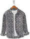 Casual Shirt-Grey Forest Print