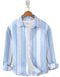 Casual Shirt-Sky Stripe on White