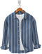 Casual Shirt-White Stripe on Grey