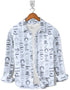 Casual Shirt- White Writting Print
