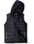 Sleeveless Jacket-Black
