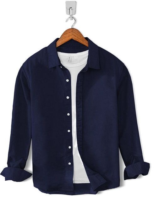 Cotton-Solid Navy Blue