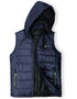 Sleeveless Jacket-Blue