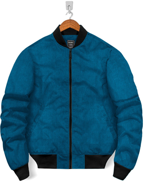 Bomber Jacket-Corduroy Zinc