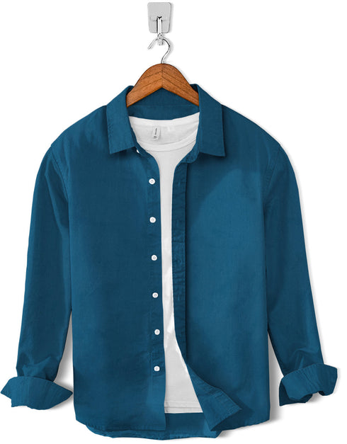 Casual Shirt-Cotton Zinc