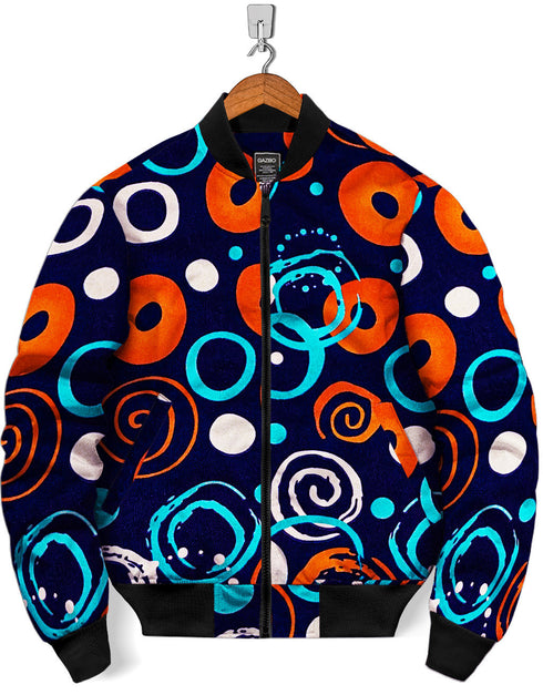 Bomber Jacket-Donut Print